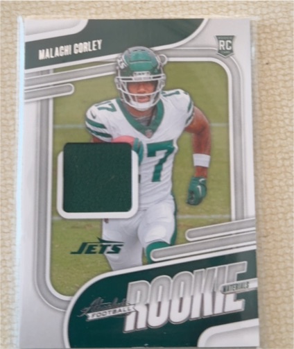 2024 Panini Absolute Rookie Materials #ARM-MCY Malachi Corley — front