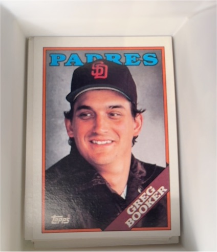 1988 Topps #727 Greg Booker — front