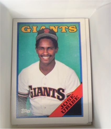 1988 Topps #302 Jose Uribe — front