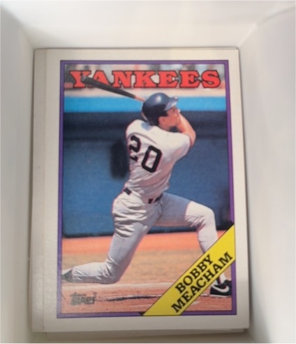 1988 Topps #659 Bobby Meacham — front