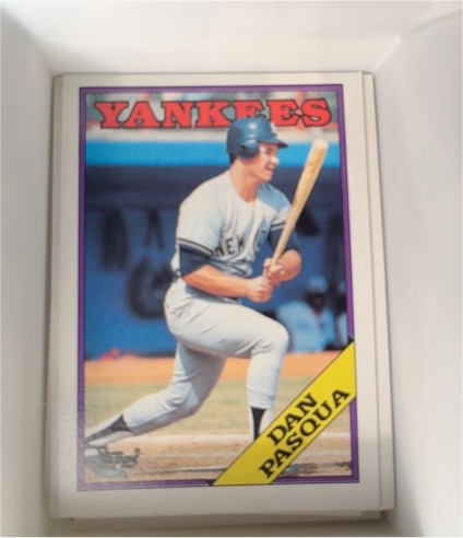 1988 Topps #691 Dan Pasqua — front