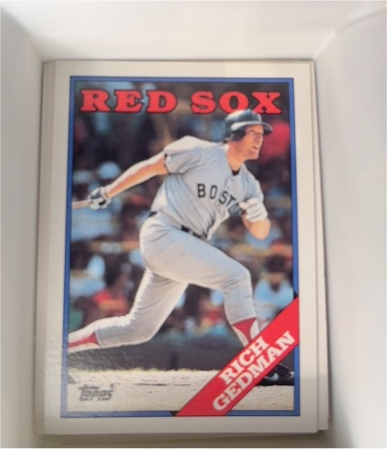 1988 Topps #245 Rich Gedman — front
