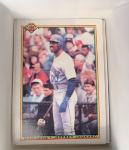 1990 Bowman #472 Jeffrey Leonard — front