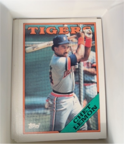 1988 Topps #366 Chet Lemon — front