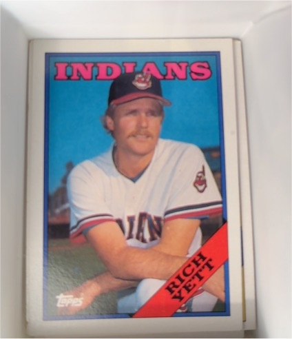 1988 Topps #531 Rich Yett — front