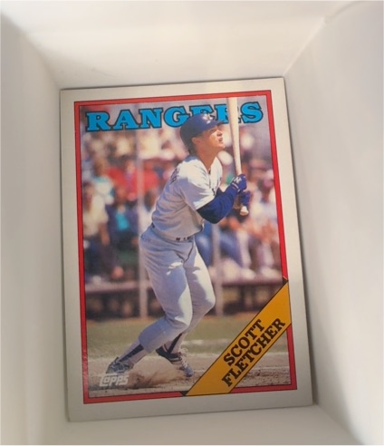 1988 Topps #345 Scott Fletcher — front