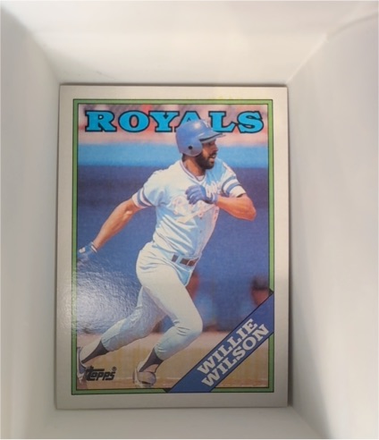 1988 Topps #452 Willie Wilson — front