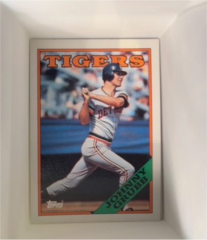 1988 Topps #128 Johnny Grubb — front