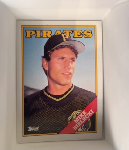 1988 Topps #436 Mike Bielecki Pittsburgh Pirates — front