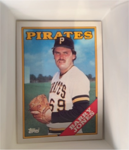 1988 Topps #168 Barry Jones — front
