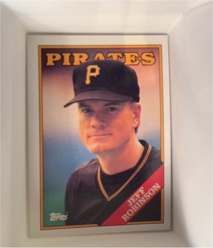 1988 Topps #244 Jeff Robinson — front