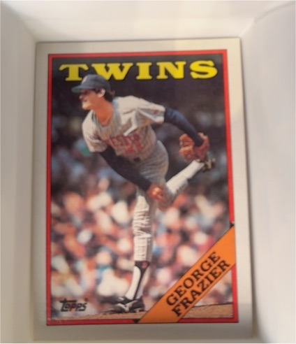 1988 Topps #709 George Frazier — front