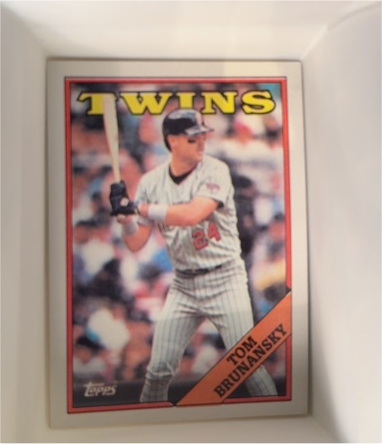1988 Topps #375 Tom Brunansky — front