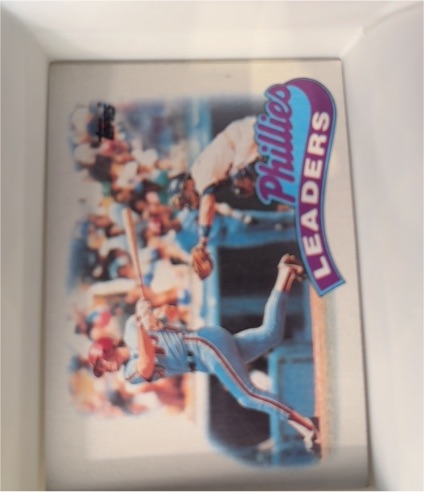 1989 Topps #489 Mike Schmidt Philadelphia Phillies Leaders — front