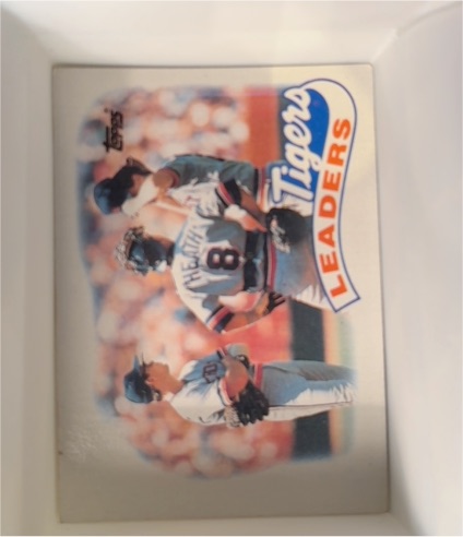 1989 Topps #609 Tigers Leaders — front