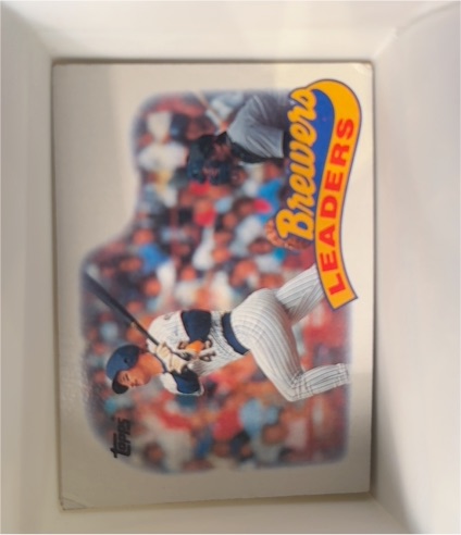 1989 Topps #759 Brewers Leaders Milwaukee Brewers — front