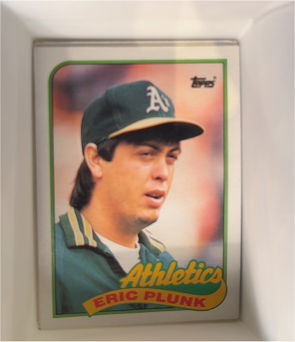 1989 Topps #448 Eric Plunk — front