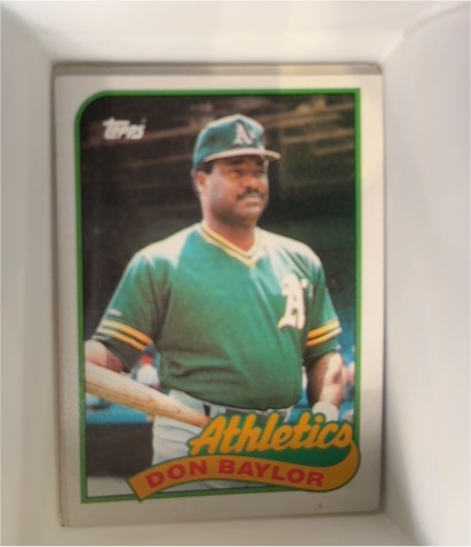 1989 Topps #673 Don Baylor — front