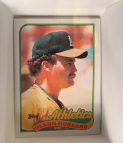 1989 Topps #237 Glenn Hubbard — front