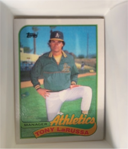 1989 Topps #224 Tony LaRussa — front