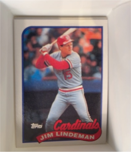 1989 Topps #791 Jim Lindeman — front