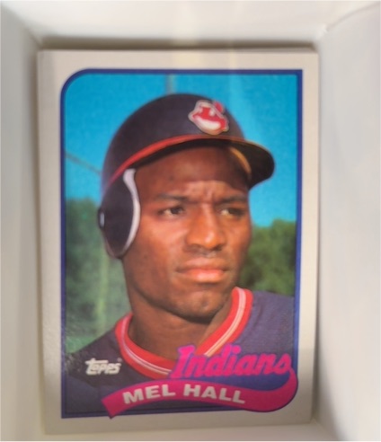 1989 Topps #173 Mel Hall — front