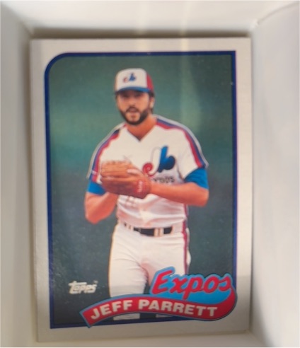 1989 Topps #176 Jeff Parrett — front