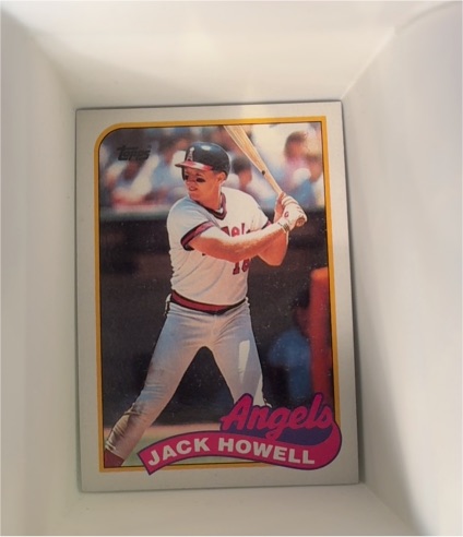 1989 Topps #216 Jack Howell — front