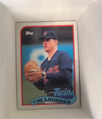 1989 Topps #239 Tim Laudner — front