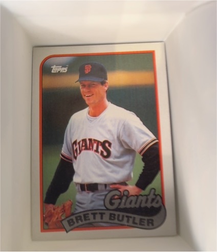 1989 Topps #241 Brett Butler — front