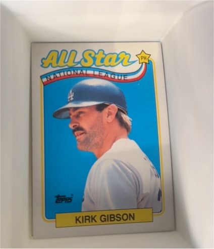 1989 Topps All Star #396 Kirk Gibson — front