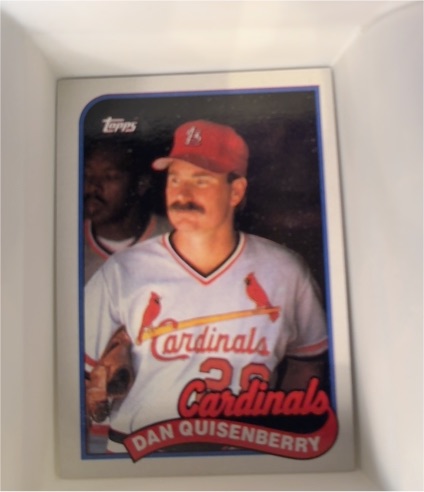 1989 Topps #612 Dan Quisenberry — front