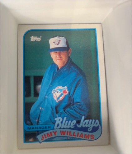 1989 Topps #594 Jimy Williams — front