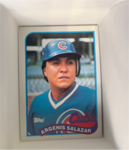 1989 Topps #642 Argenis Salazar — front