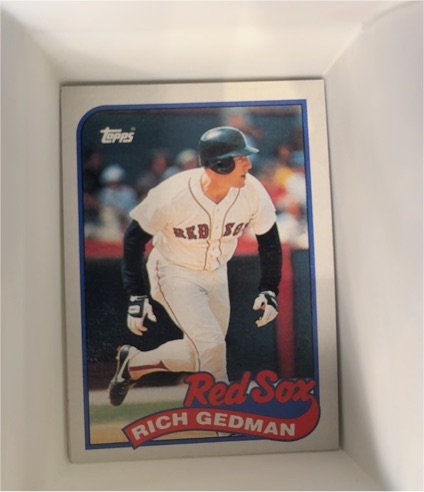 1989 Topps #652 Rich Gedman — front