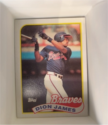 1989 Topps #678 Dion James — front