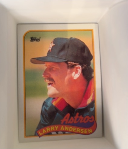 1989 Topps #24 Larry Andersen — front