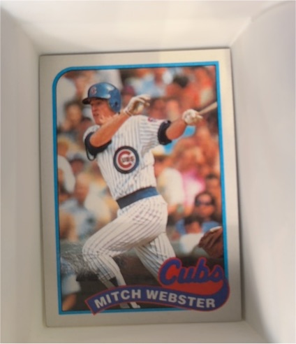 1989 Topps #36 Mitch Webster — front