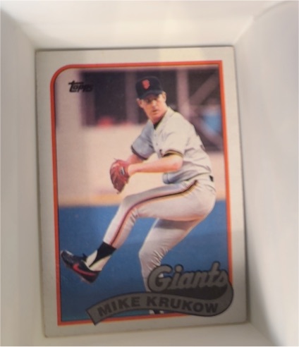 1989 Topps #125 Mike Krukow — front