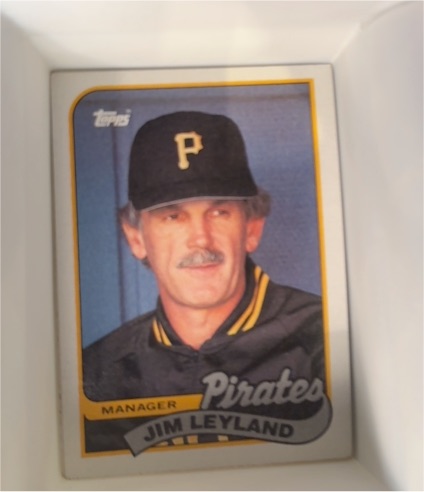 1989 Topps #284 Jim Leyland — front