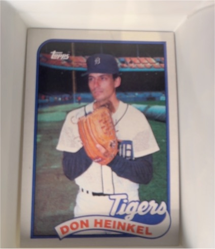 1989 Topps #499 Don Heinkel — front