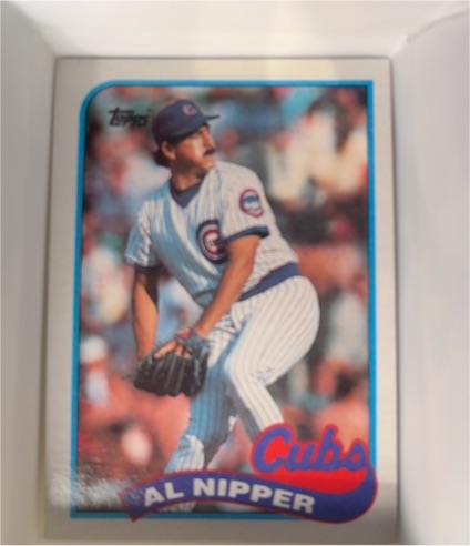 1989 Topps #86 Al Nipper — front