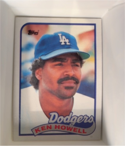 1989 Topps #93 Ken Howell — front