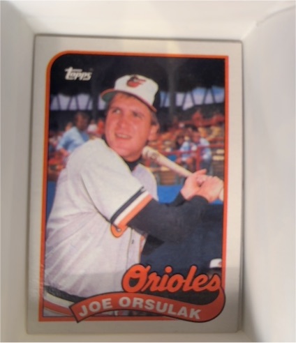1989 Topps #727 Joe Orsulak Baltimore Orioles — front