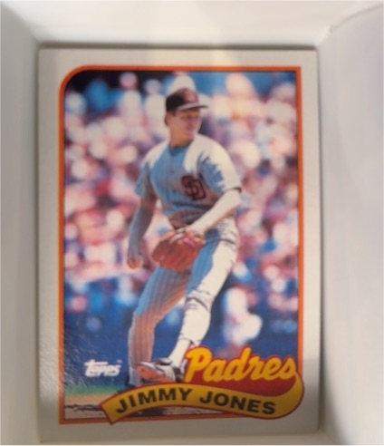 1989 Topps #748 Jimmy Jones — front