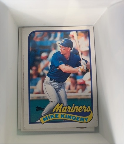 1989 Topps #413 Mike Kingery — front