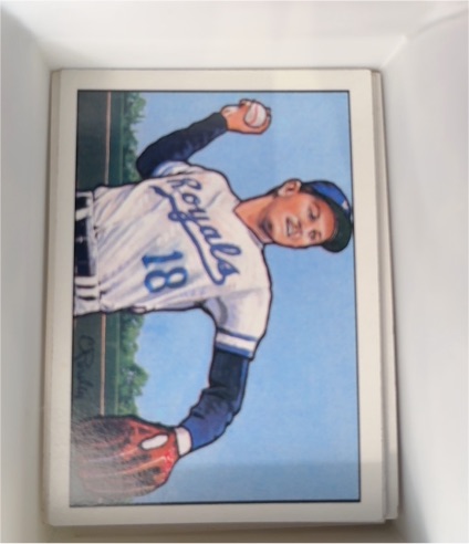 1990 Bowman Tiffany #028372 Bret Saberhagen — front