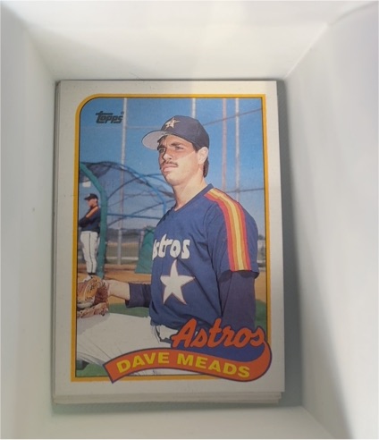 1989 Topps #589 Dave Meads — front