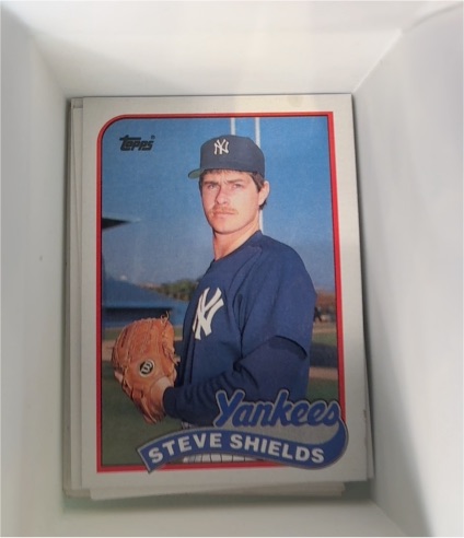 1989 Topps #484 Steve Shields — front