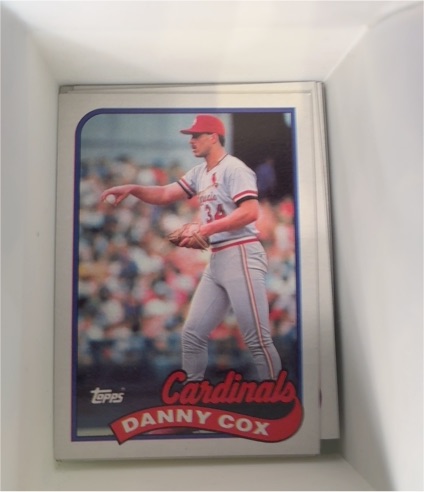 1989 Topps #562 Danny Cox — front